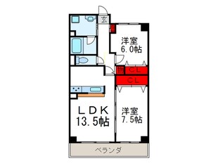 サンロ－レル緑地の物件間取画像